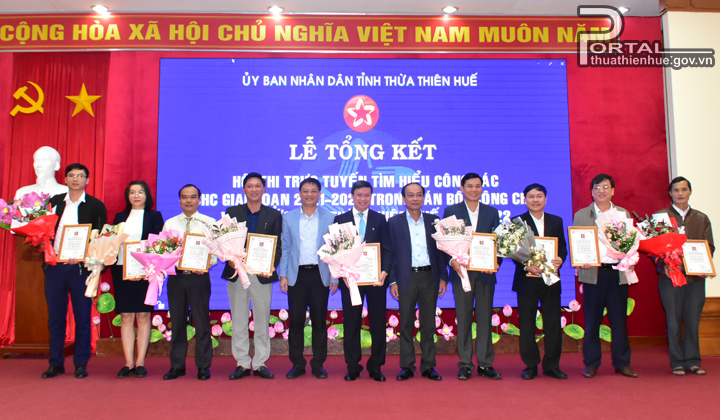 TỔNG KẾT HỘI THI TRỰC TUYẾN TÌM HIỂU CÔNG TÁC CẢI CÁCH HÀNH CHÍNH GĐ 2021 - 2025